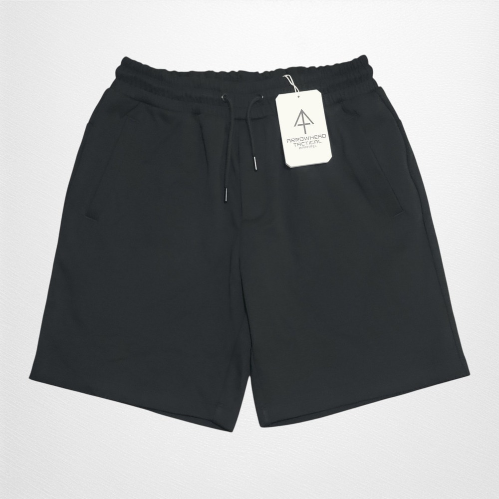 Arrowhead Tactical Carrier Sweatshorts Mens Medium 8" Black Concealed Carry NWT